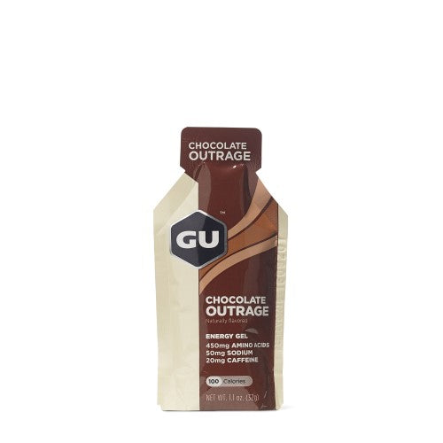 GU Energy Gel, Chocolate Outrage 1.1 Oz Packet