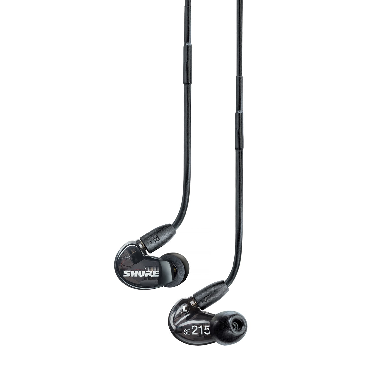 Shure SE215K Earphone W/Detachable Cable Tran Blk