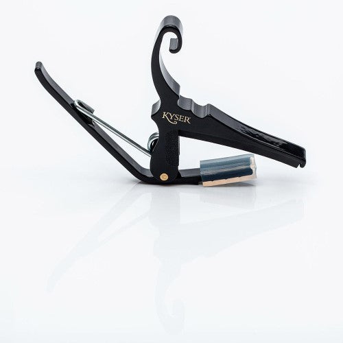 Kyser KG6B Quick Change Electric Guitar Capo with Aluminum Construction  Black