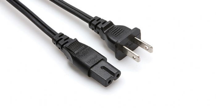 Hosa PWP461 Power Cord Iec C7 - Nema 1-15p 8ft