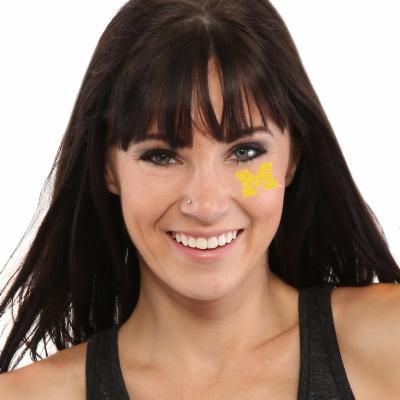 Michigan Wolverines 4 Pack Waterless Fandazzlerz Tattoos