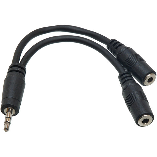 Hosa YMM232 3.5 Mm TRS to 3.5 Mm TRS Female Y Cbl