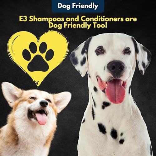 E3 Cooling & Rejuvenating Horse Shampoo - 32 Oz | Soothing Relief for Horses & Pets Luxurious Cleanse with Soothing Cooling Effect