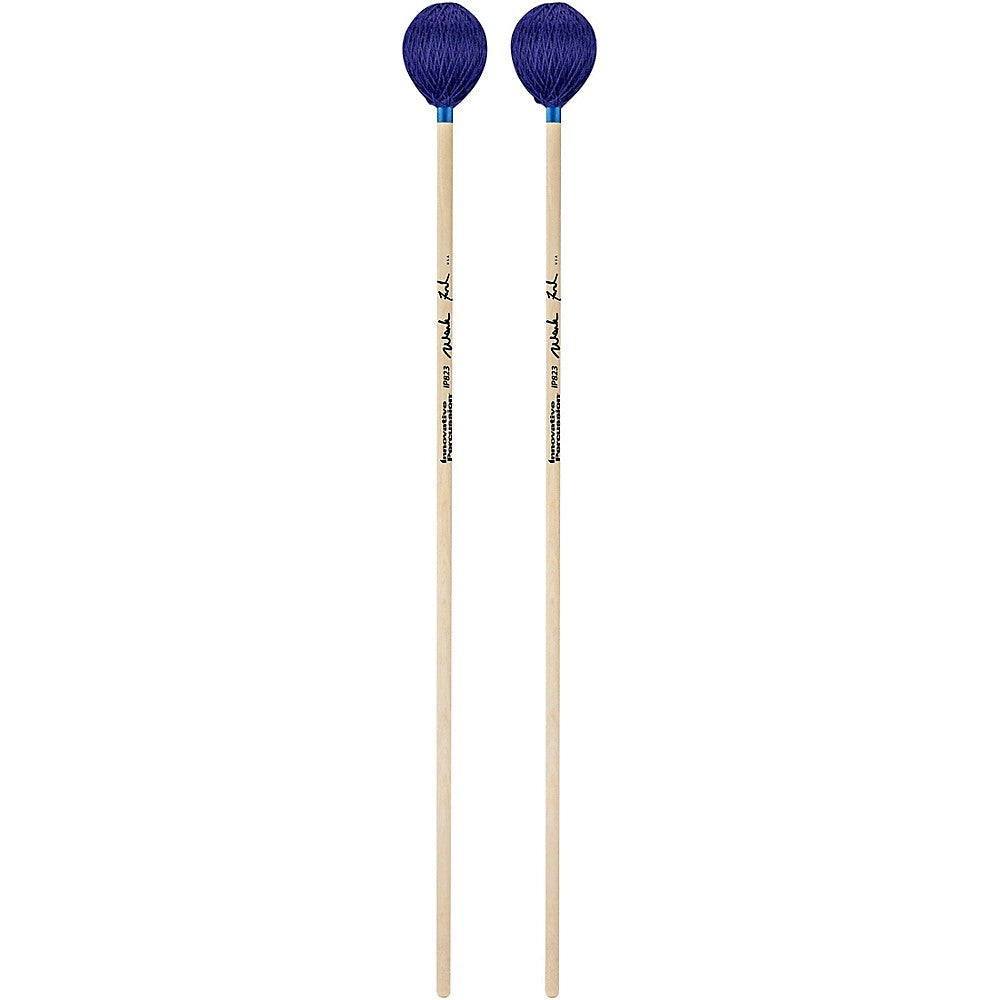 Innovative Percussion Mark Ford Series Birch Handle Clear Articulation Marimba Mallets Hard Purple Yarn