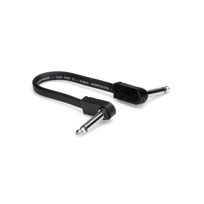 Hosa CFP-118 Flat Right Angle Patch Cable 18in