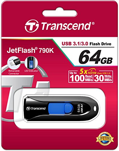64Gb Jetflash 790, Black