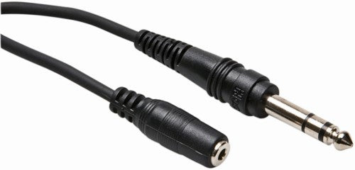 Hosa MHE-325 - Headphones Cable - Stereo Mini Jack Female to Stereo Jack Male - 25 Ft - Shielded