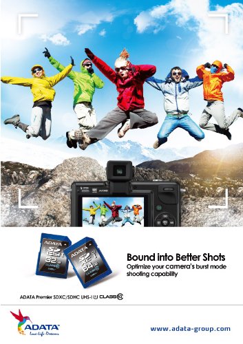 ADATA SDXC 64GB Memory Card Class 10 UHS