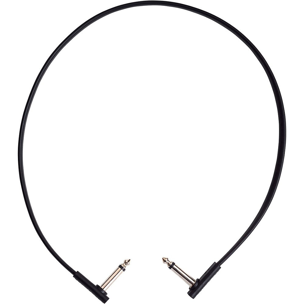 RockBoard Flat Patch Cable Black 60 Cm Angled - Angled