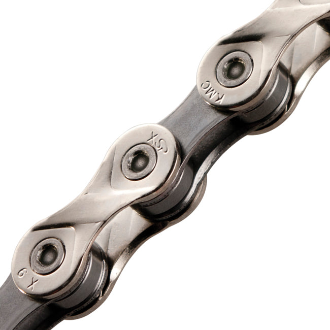 CN3310 X9 116-Link Bicycle Chain, Silver & Grey