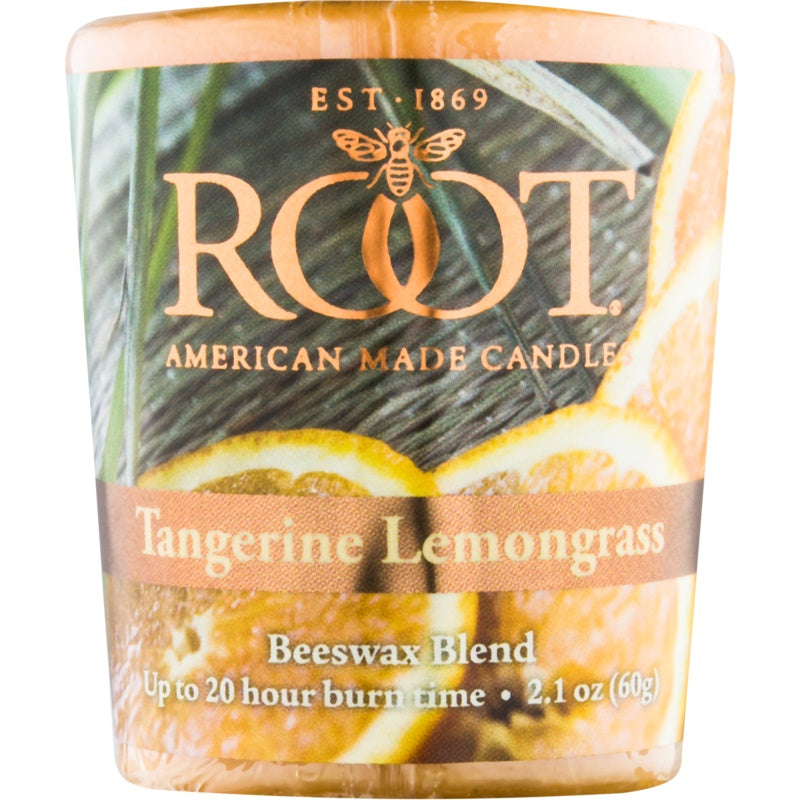 Votive Tangerine Lemongrass 20 Hour Candles Set, 18 Piece