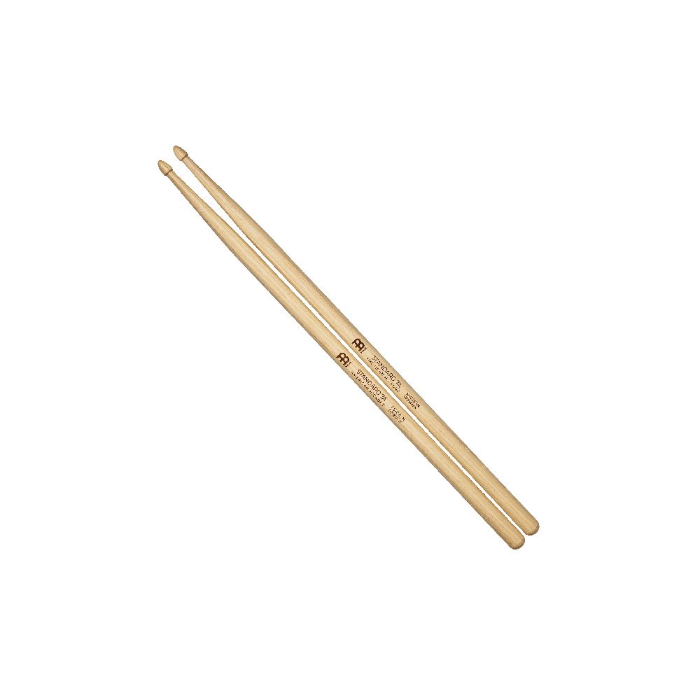 Meinl Stick and Brush Standard 7A Hickory Wood Tip Drumsticks