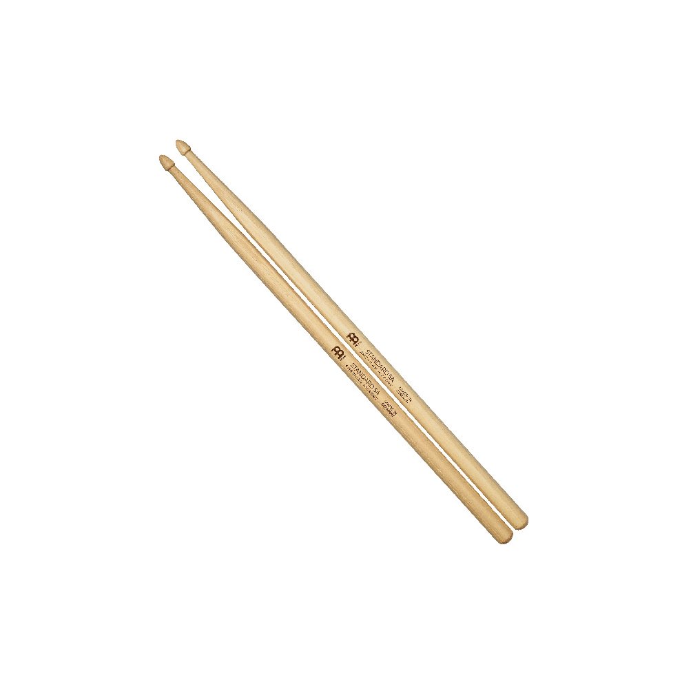 Meinl Stick and Brush Standard 5A Hickory Wood Tip Drumsticks