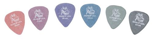 Jim Dunlop Gator Grip Standard 2.0mm Black Guitar Picks (417P2.0)