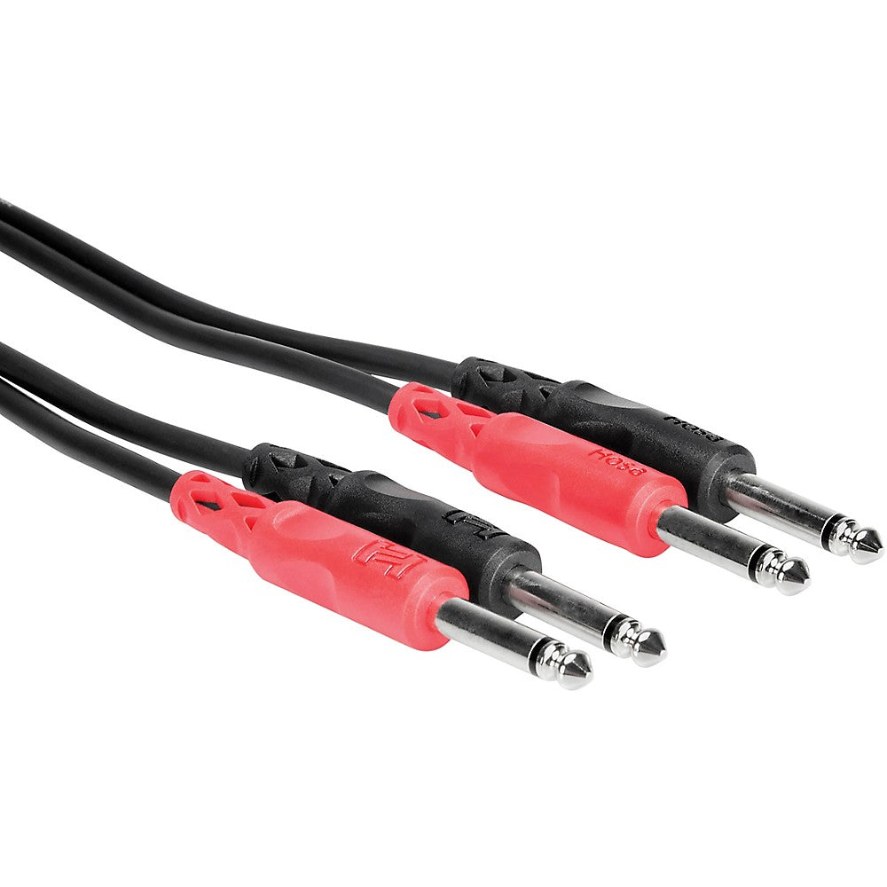 Hosa CPP202 Dual 1/4 to 1/4 Cable 6.6 Ft