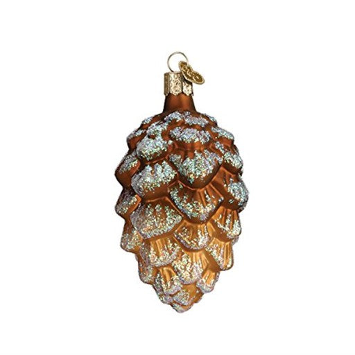 Old World Christmas (Newer) Old World Christmas Woodland Cone-Tan & Cream - No Box