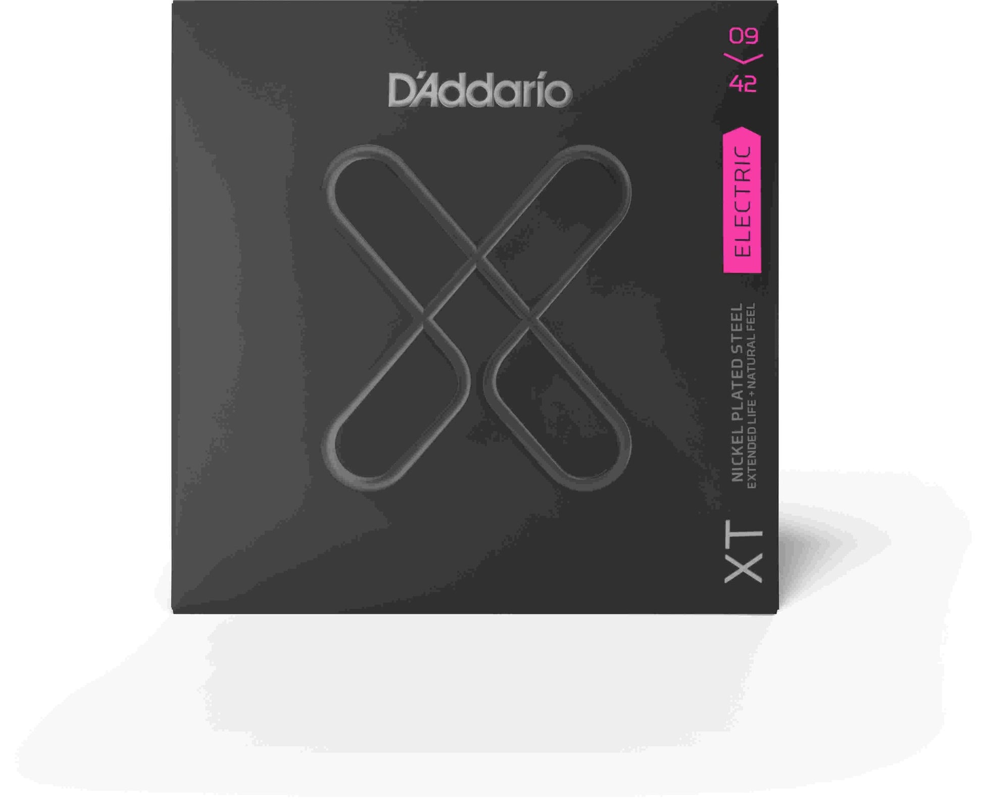 D Addario XT Electric Nickel Plated Steel  Super Light  09-42