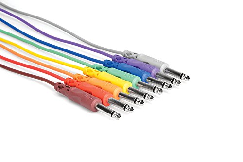 Hosa CPP890 Unbal Patch Cables TS to Same 3ft
