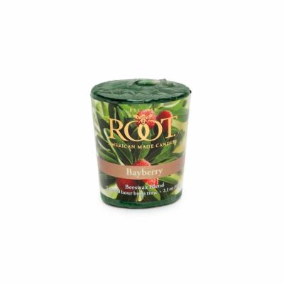 Votive Bayberry 20 Hour Candles Set, 18 Piece - Dark Green