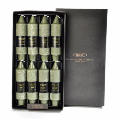 Root Candles 5" Unscented Timberline Collenette Dinner Candles, 8ct. in Dark Olive | 5 in | Michaels