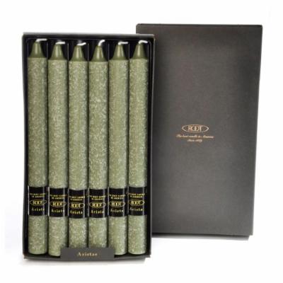 Arista Timberline 9 Taper Candle Set, 12 Piece - Dark Olive