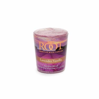 Votive Lavender Vanilla 20 Hour Candles Set, 18 Piece