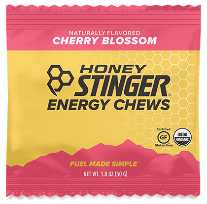Honey Stinger Organic Energy Chew  Cherry Blossom  1.8 Oz  12 Ct