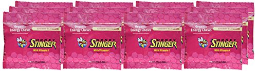 Honey Stinger Organic Energy Chew  Cherry Blossom  1.8 Oz  12 Ct