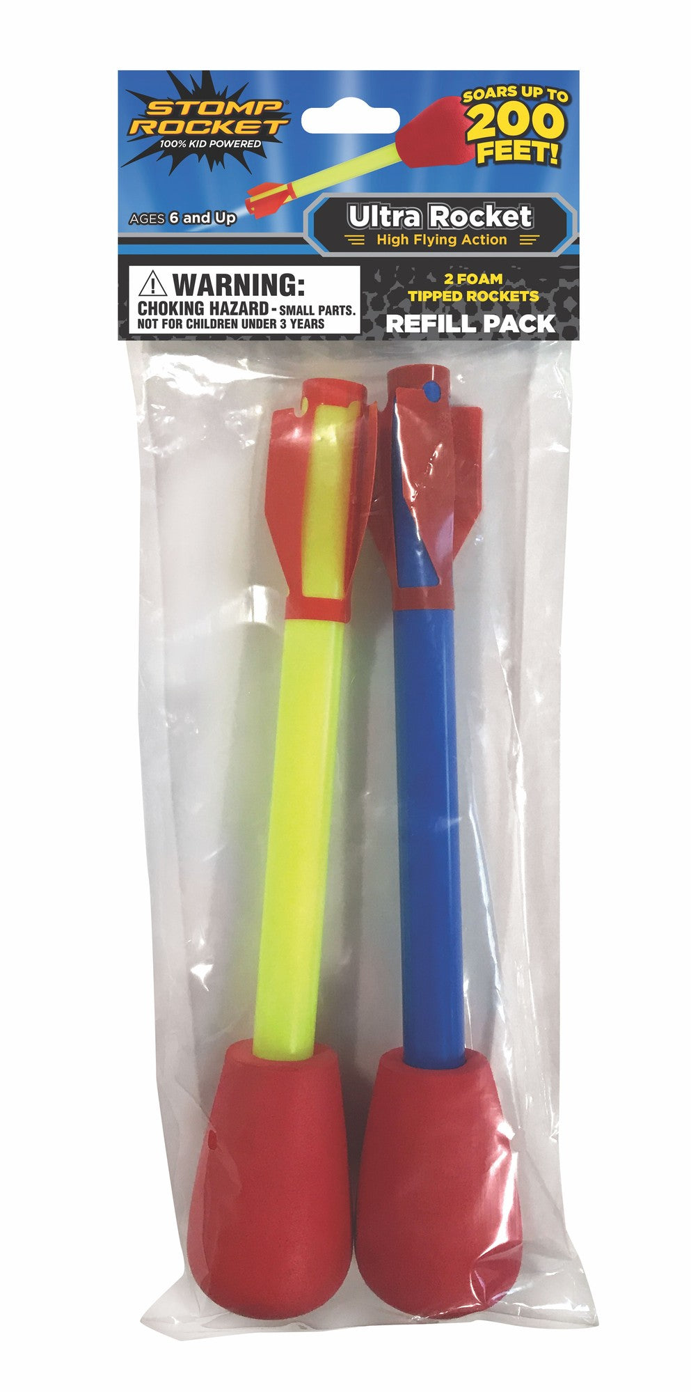 Ultra Stomp Rocket Refill - Active Play for Ages 8 to 9 - Fat Brain Toys