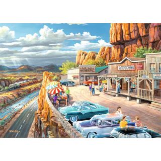 Ravensburger 2D Adult Puzzle Scenic Overlook 500 Pcs. for Ages 9 +
