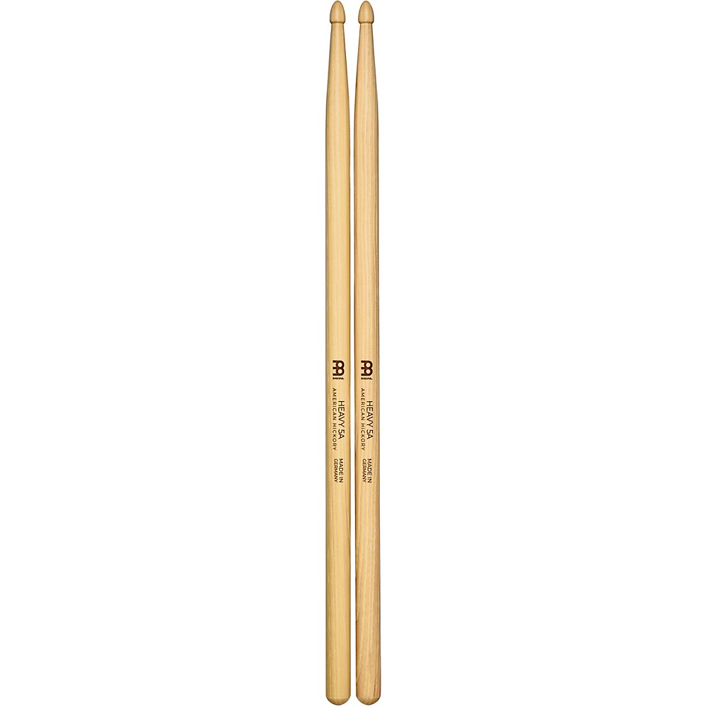 Meinl Stick and Brush Heavy 5A Hickory Wood Tip Drumsticks