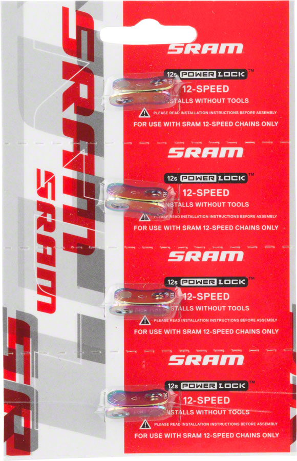 SRAM Powerlock  Tool Free Chain Connector - 12 Speed Rainbow