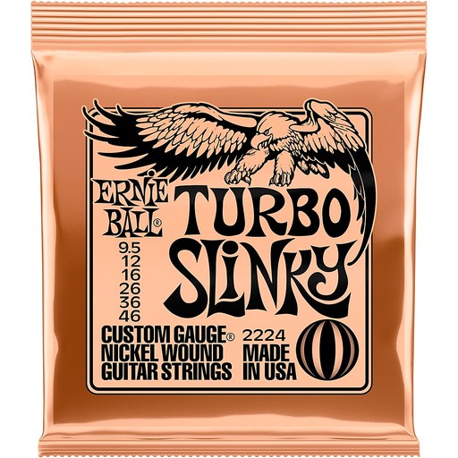 Ernie Ball Turbo Slinky Nickel Wound Electric Guitar Strings  9.5-46