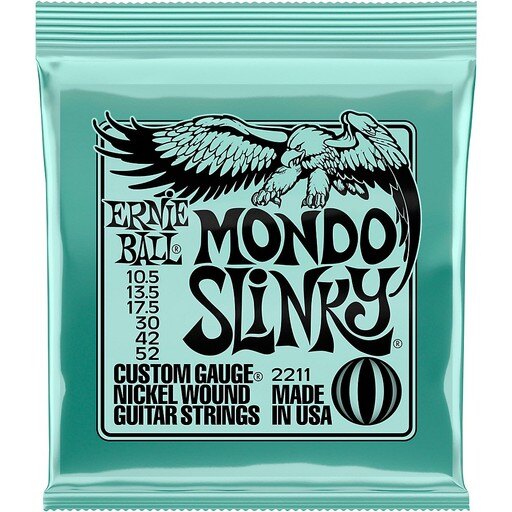 Ernie Ball Mondo Slinky Nickel Wound Electric Guitar Strings  10.5-52