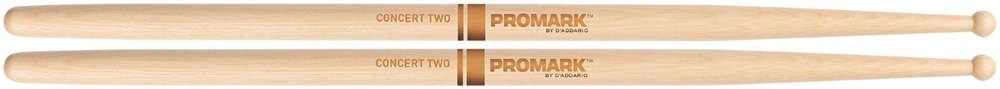Promark Concert Two Snare Drum Hickory Wood Tip Drumsticks