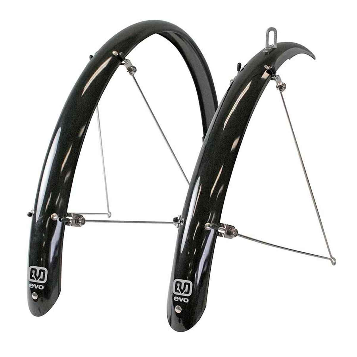 Power Guard Bike Fender Set - 45 Mm, Pair - BLACK ( )