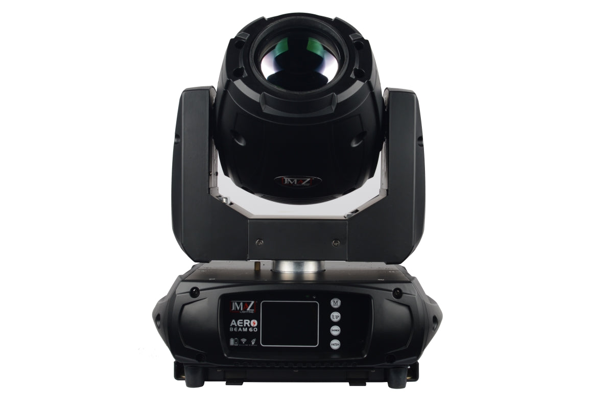 JMAZ Lighting JZ3004 60W Battery Powered LED Beam Moving Head with Prism Aero Beam Light