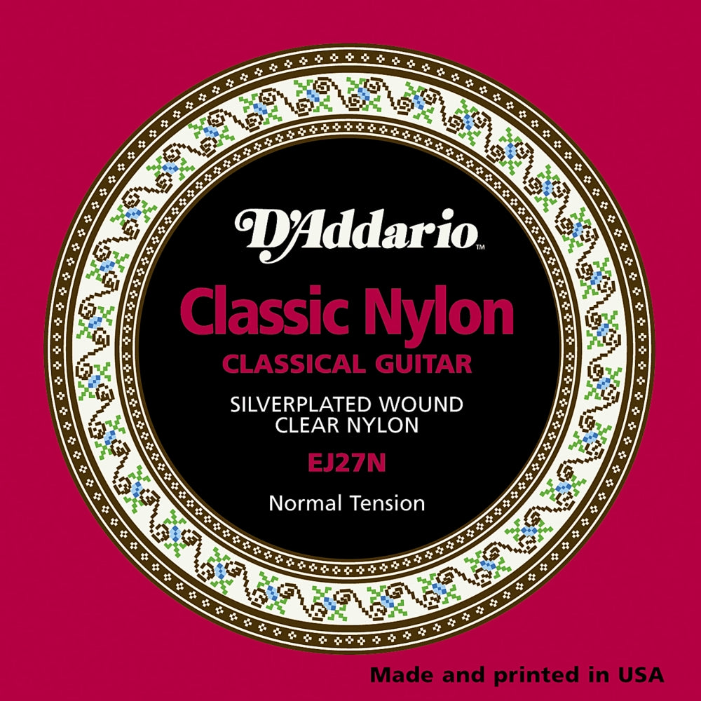 D Addario EJ27N Student Nylon Classical Guitar Strings  Normal Tension