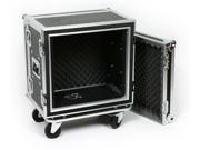 10 Space 10u Ata Rack Effects Road Shock Mount Case 12' Deep