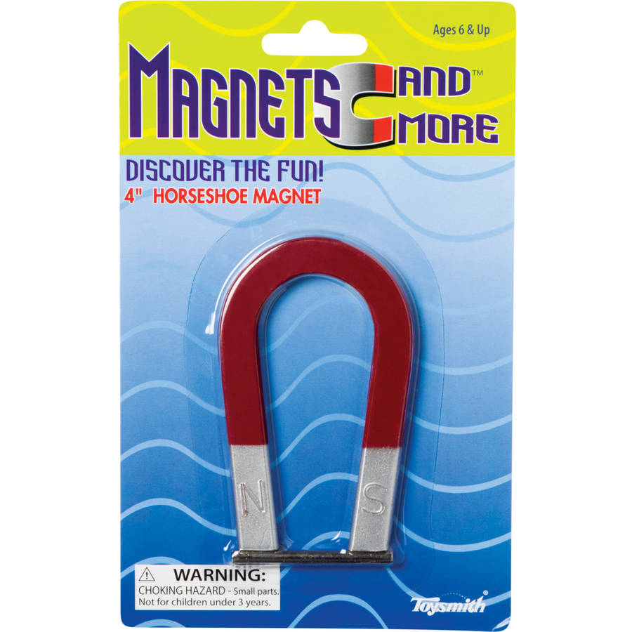 Toy Science Horseshoe Magnet, Multicolor