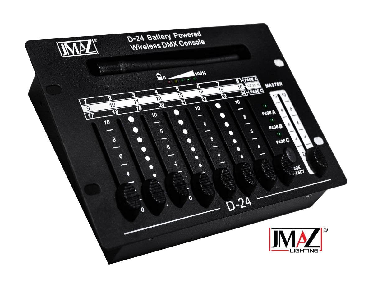 JMAZ Lighting JZ6001 D-24 Wireless DMX Controller