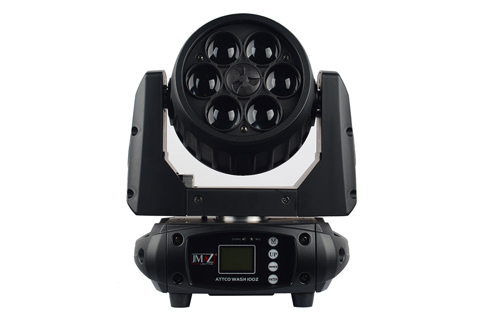 JMAZ Lighting JZ3007 Attco 100Z 90W LED Moving with 6 Quad Wash Light