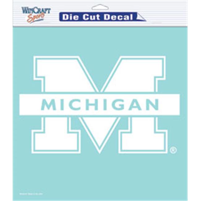 Michigan Wolverines NCAA 8'x8' Die Cut Car Decal by Wincraft Official Team Fan Gear