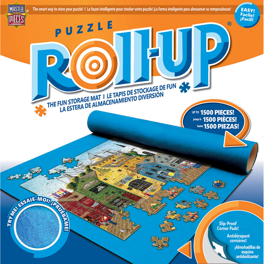 Jigsaw Puzzle Roll and Stow Box  8-Inch