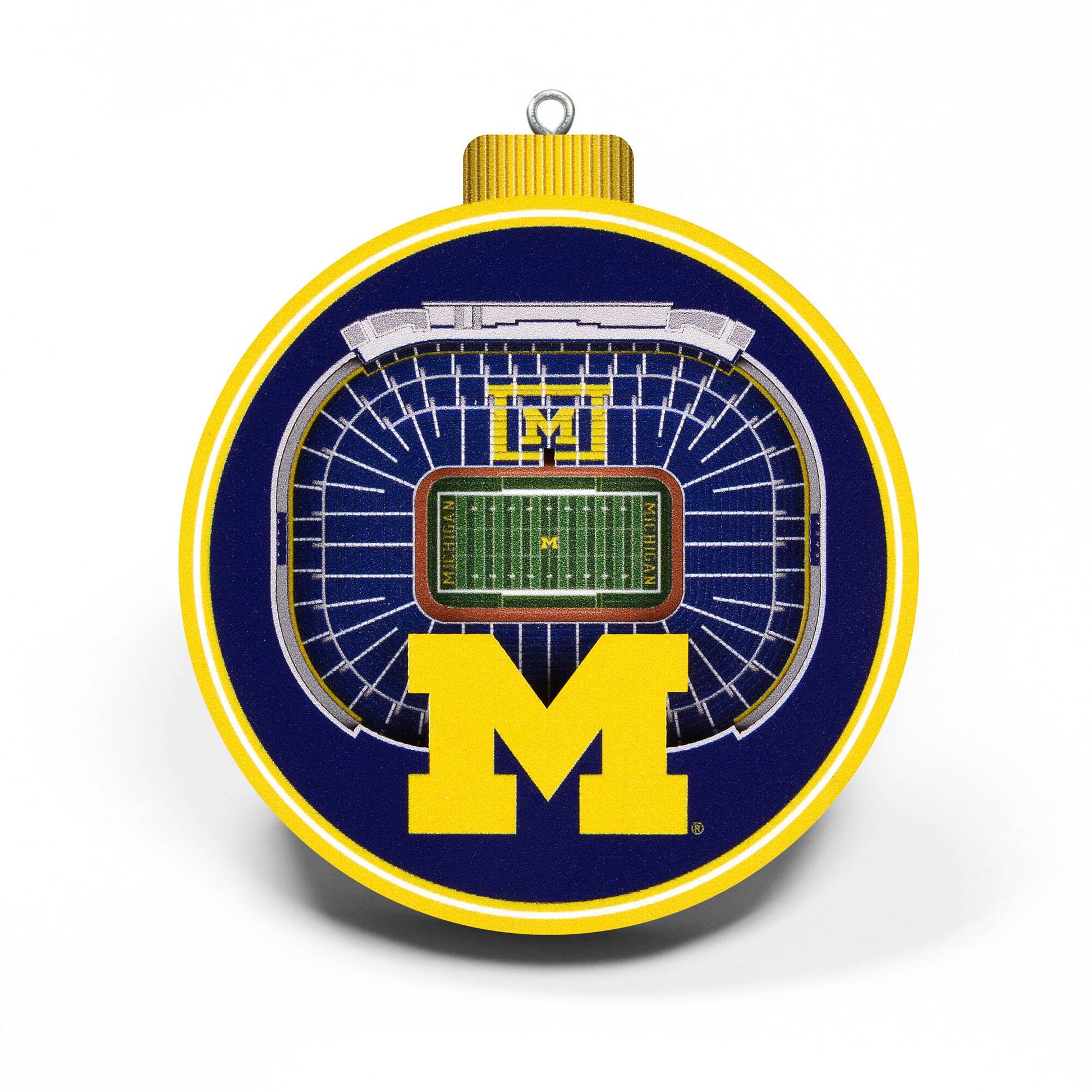 Michigan Wolverines 3D Stadium Ornament