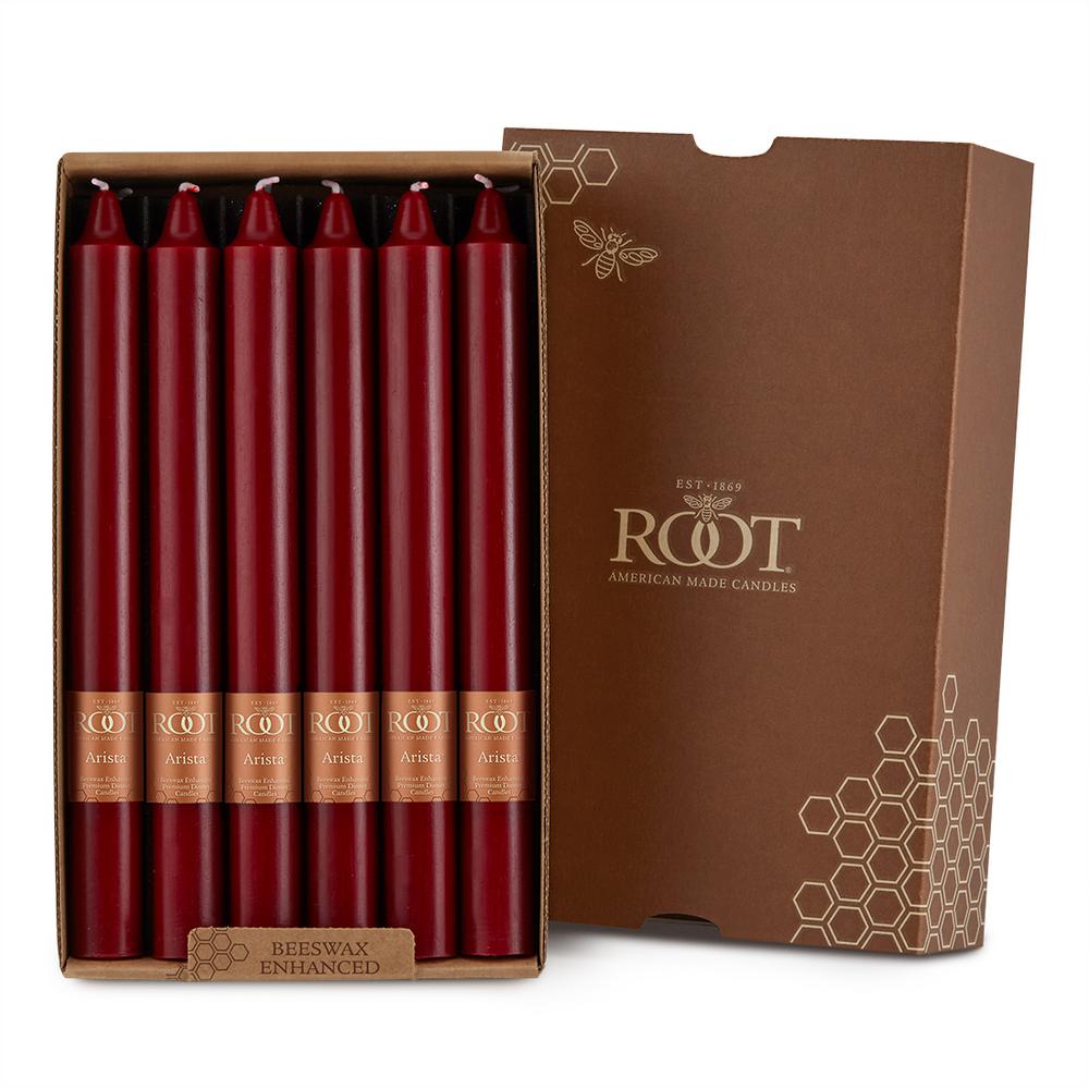 Arista 9" Taper Candle Set, 12 Piece
