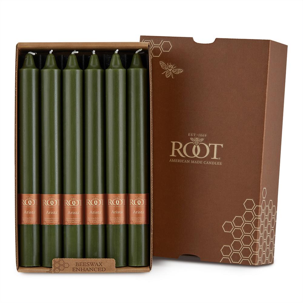 Arista 9" Taper Candle Set, 12 Piece