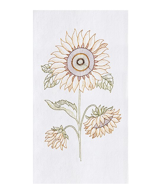 Sunflower Flour Sack Cotton Kitchen Towel - 18" X 27"