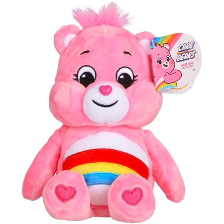 NEW Care Bears - 9  Bean Plush - Soft Huggable Material - Cheer Bear