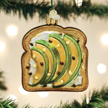 Old World Christmas (Newer) Old World Christmas Avocado Toast - No Box